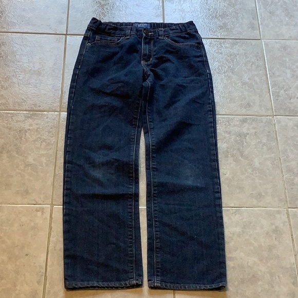 💕 Old Navy Straight Cut Jeans sz12 Adjustable Waist - Picture 6 of 11